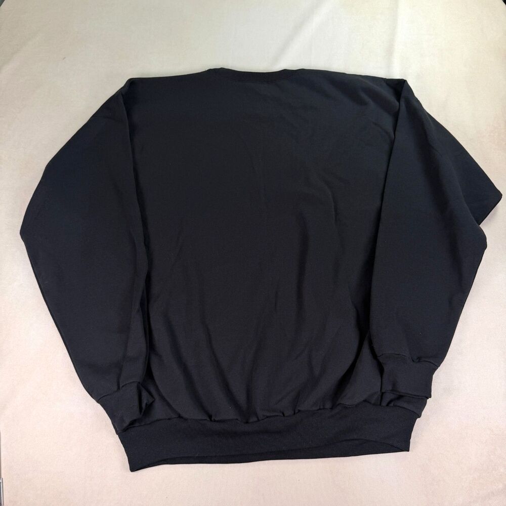 Disney World Mickey Mouse Crewneck Sweatshirt Hanes Black Graphic XL Disneyland - Picture 2 of 8